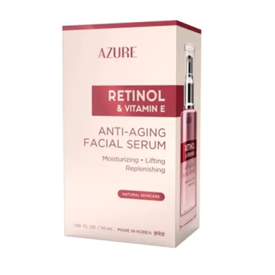 Azure Skincare Retinol & Vitamin E Anti-Aging Face Serum - 1.69 fl oz image {1}
