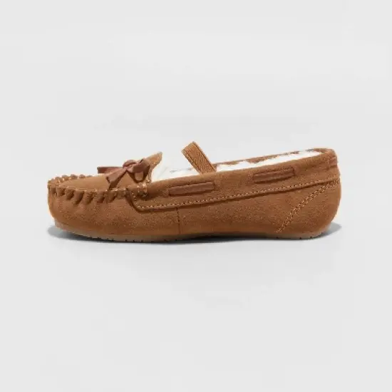 Toddler Girls' Celina Moccasin Slippers - Cat & Jack&trade; Chestnut image {1}