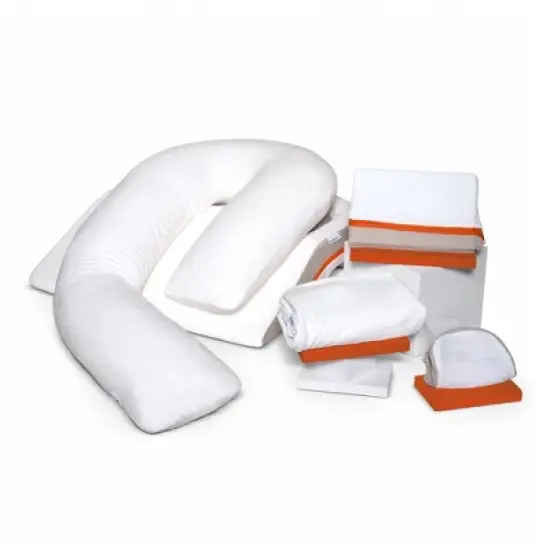 MedCline Reflux Relief System, Bundle - Bed Wedge Pillow for Acid Reflux Relief, Full Body Pillow + Extra Cases image {11}