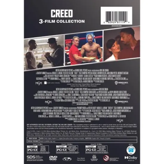 Creed 3-Film Collection (DVD) image {2}