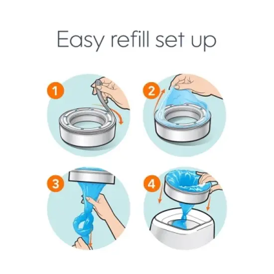 Diaper Genie Diaper Disposal Pail System Refill - 3pk image {6}