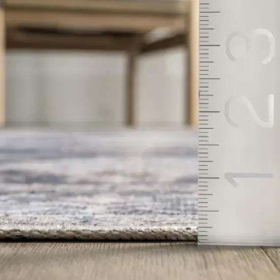 nuLOOM Finley Machine Washable Vintage Distressed Area Rug image {2}