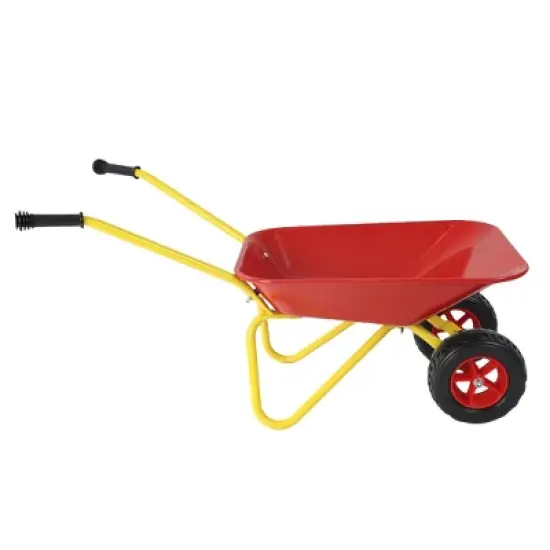 Children's metal trolley, children's trolley, children's heavy vehicle, metal structure two-wheeled trolley, steel pallet, can be used in gardens image {10}