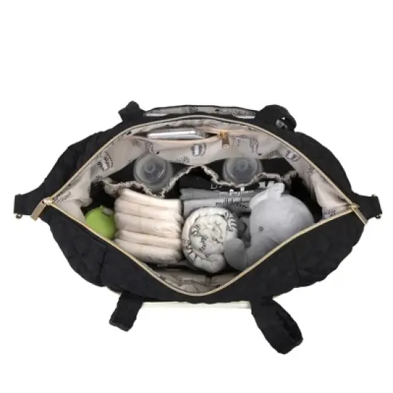 Jessica Simpson Quilted Tote - Black image {5}