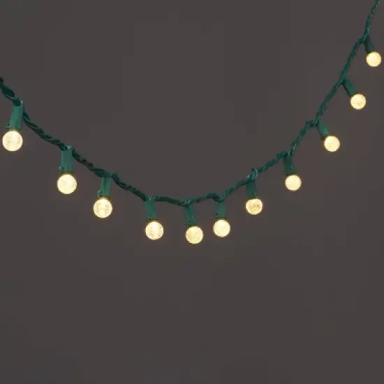 60ct LED Faceted Sphere Christmas String Lights with Green Wire - Wondershop&trade; image {7}