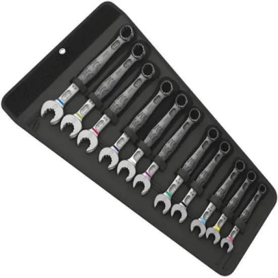 Wera 6003 Joker 11 Piece Combination Wrench Bike Tool Set, Works w/ 2go system image {1}
