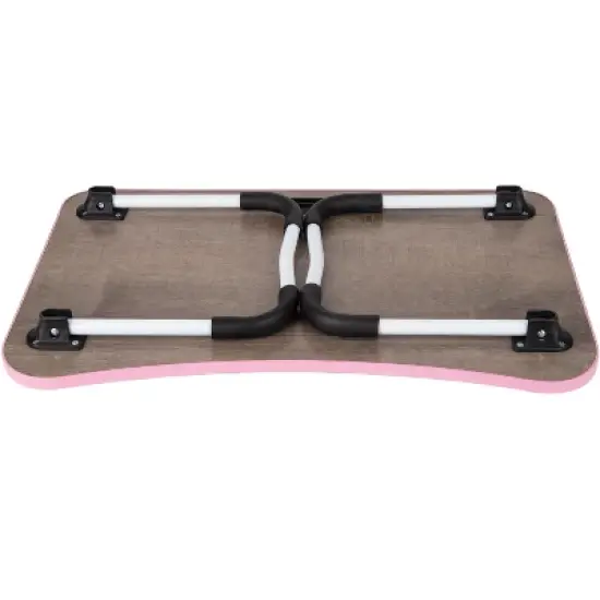 Mind Reader Foldable Bed Tray, Lap Desk with Fold-Up Legs, Freestanding Portable Table for Laptop, Tablet, Reading image {2}