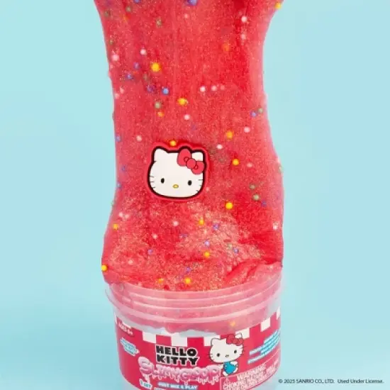 Hello Kitty Slimygloop Scented Slime Dome Jar - Red: Sensory Development Toy, 8 oz image {3}