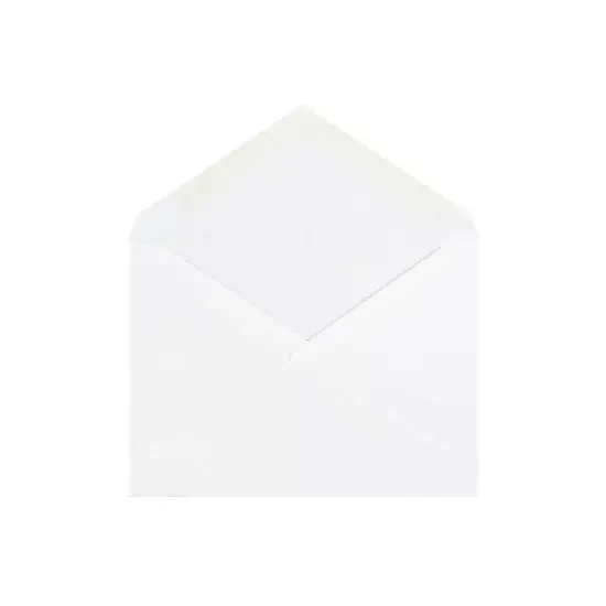 JAM Paper V-Flap A2 Invitation Envelope 4 3/8" x 5 3/4" White 1000/Pack (04023206B) image {1}