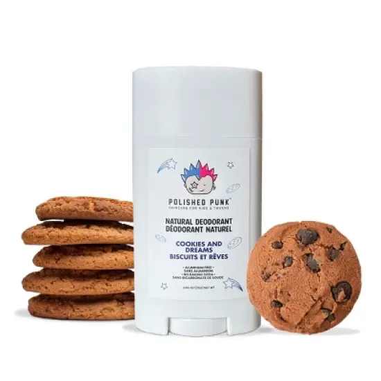 Natural Deodorant for Kids & Tweens &ndash; Cookies & Dreams, Aluminum-Free & Baking Soda-Free image {8}