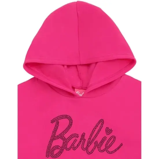 Barbie Girls Fleece Pullover Hoodie Toddler to Big Kid image {1}