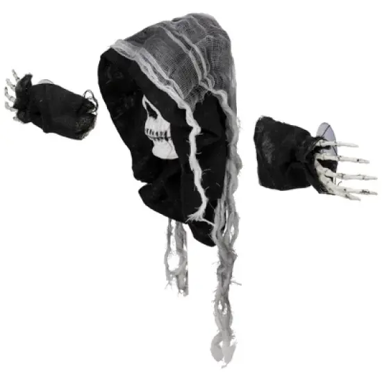 Northlight 10" Spooky Skeleton 3-D Halloween Window Decoration image {3}