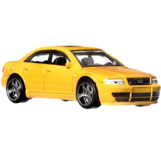 Audi S4 Quattro with Sunroof Yellow "Deutschland Design" Series Diecast Model Car by Hot Wheels image {2}