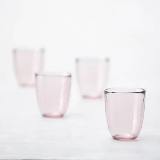 4pk Los Cabos 10oz Tumblers Pink - Fortessa Tableware Solutions image {1}