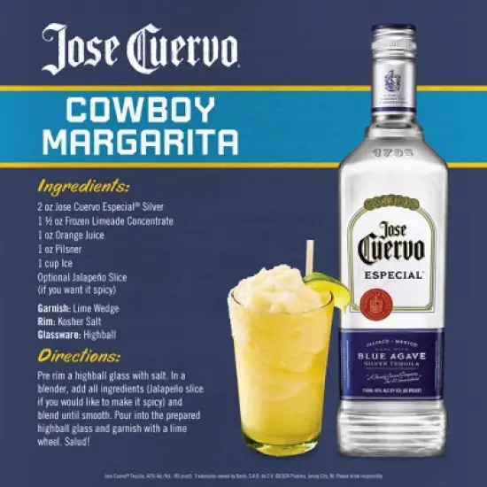 Jose Cuervo Especial Silver Tequila - 1.75L Bottle image {10}