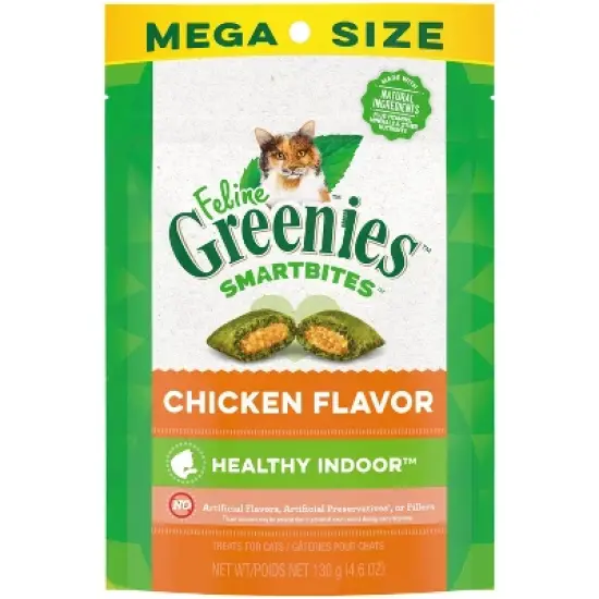 Greenies Smartbites Healthy Indoor Chicken Flavor Cat Treats image {14}