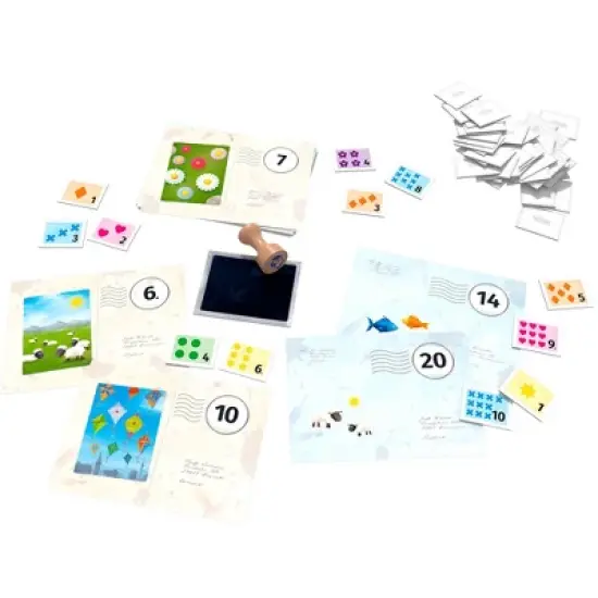 HABA Pio's Pigeon Post - 8+2 There's Mail for You - A Fun Arithmetic Game for Ages 5+ image {1}
