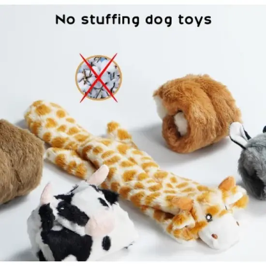 Mocamel Dog Squeaky Toys,  No Stuffing Dog Toys for Small Medium Large Dogs, Stuffless Puppy Toys for Boredom image {2}