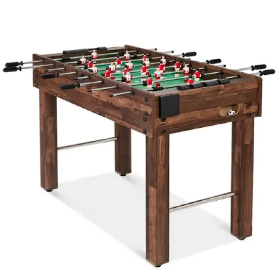 Best Choice Products 48in Competition Sized Foosball Table for Home, Game Room w/ 2 Balls, 2 Cup Holders image {11}