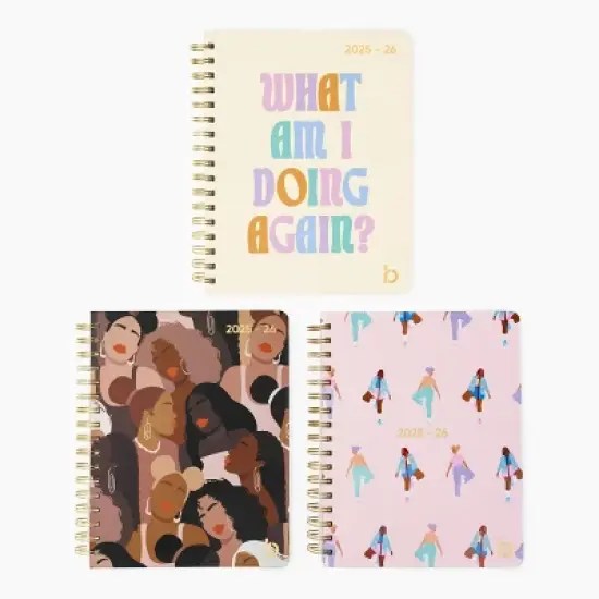 Be Rooted Be Rooted 7"x9" Academic Planner 2025 - 26 All Over Print Purple image {1}