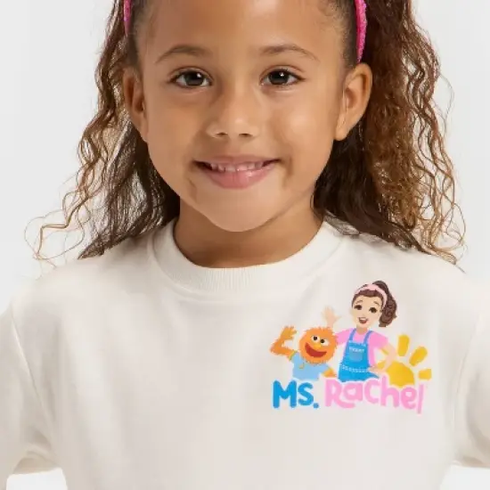 Toddler Ms. Rachel Herbie Fleece Pullover Sweatshirt - Ivory image {1}