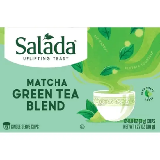 Salada Matcha Green Tea Blend with 12 Single Serve K-Cups image {1}