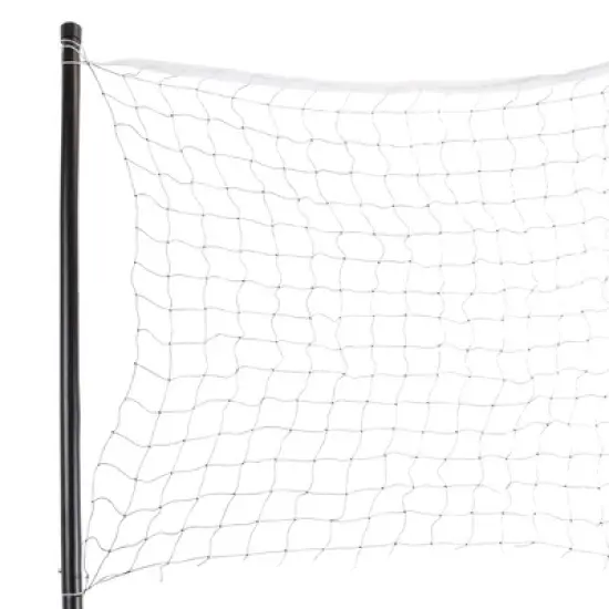 Toy Time All-in-One Portable Outdoor Badminton Game Set - Includes 4 Racquets, 3 Shuttlecocks, Regulation-Size Net, Ground Anchors, and Carrying Case image {3}