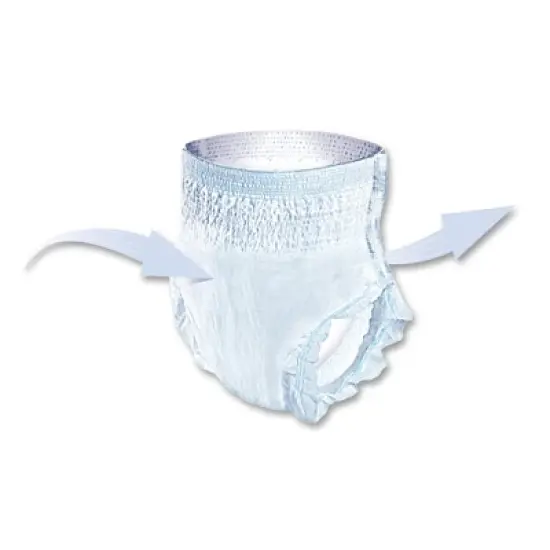 Seni Active Super Disposable Underwear Pull On with Tear Away Seams X-Large, S-XL14-AS1, Moderate to Heavy image {5}