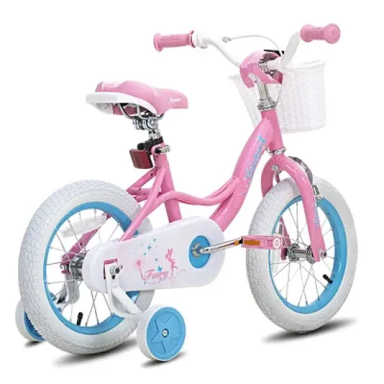 JOYSTAR Fairy Toddlers Kids Bike for Girls, 12 14 16 18 Inch Children Bicycle with Training Wheels, Basket image {6}