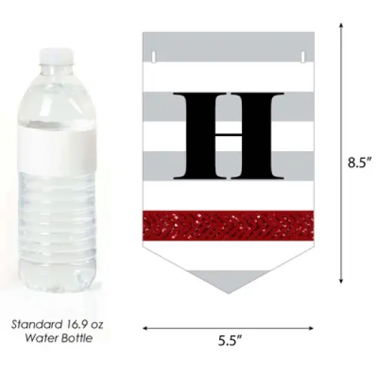 Big Dot of Happiness We Still Do - 40th Wedding Anniversary Party Bunting Banner - Ruby Party Decorations - Happy Anniversary image {2}