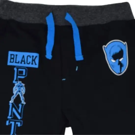 Marvel Avengers Hulk Black Panther Captain America 4 Pack Jogger Pants Toddler image {6}