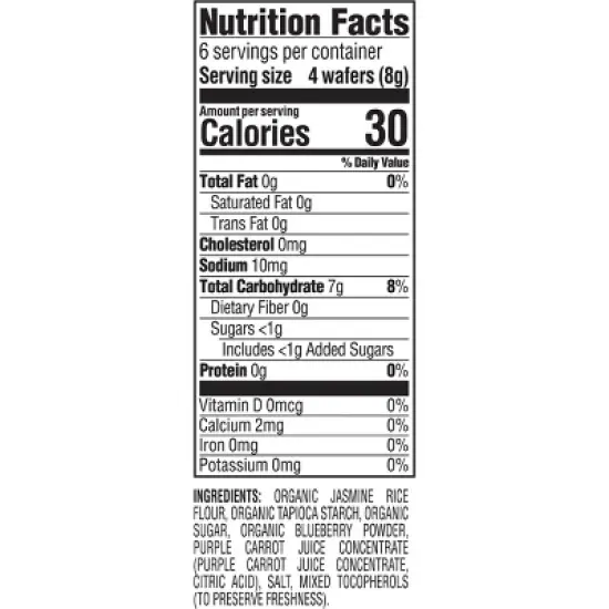 HappyBaby Blueberry & Purple Carrot Organic Teethers - 0.14oz/12ct image {4}