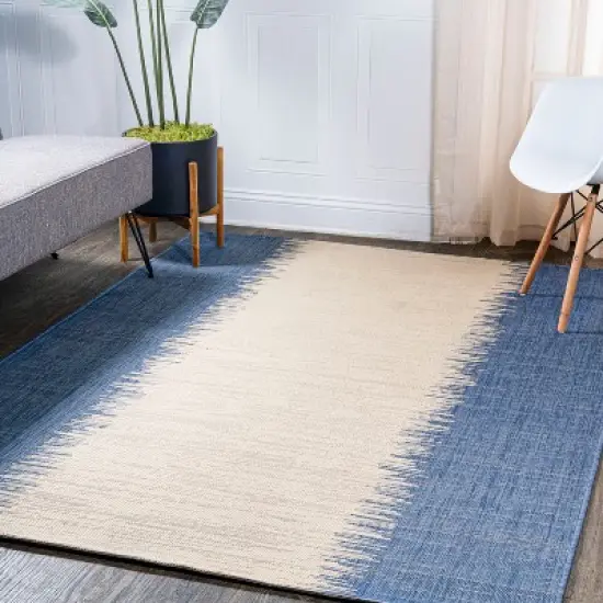 Tavira Modern Strie' Indoor/Outdoor Runner Rug - JONATHAN Y image {9}