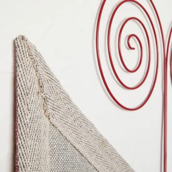 24" x 24" Oversized Woven Butterfly Decorative Wall Sculpture Brown - Opalhouse&trade; designed with Jungalow&trade; image {3}