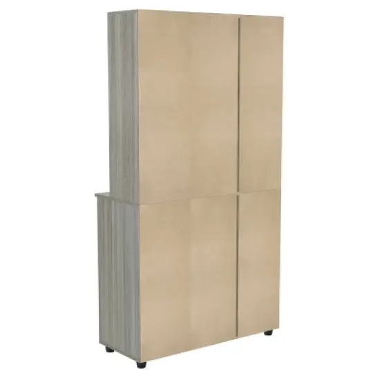 Kitchen/Microwave Storage Cabinet Smoke Oak - Inval image {7}