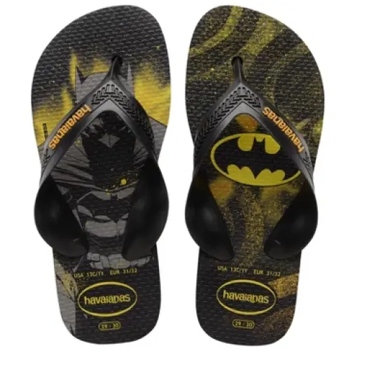 Havaianas Kids Max Heros Batman Flip Flop Sandals image {8}