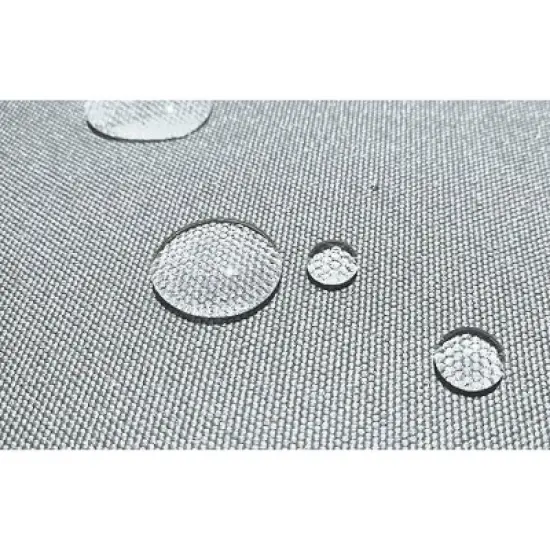 Eevelle 52" Meridian Square Table Fire Pit Cover Silver image {8}