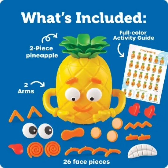 Learning Resources Big Feelings Pineapple: Educational Emotions Development Toy for Preschool, 30 Plastic Pieces image {5}