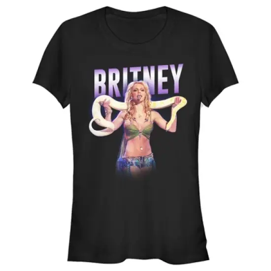 Junior's Britney Spears Slave 4 U Python T-Shirt image {3}