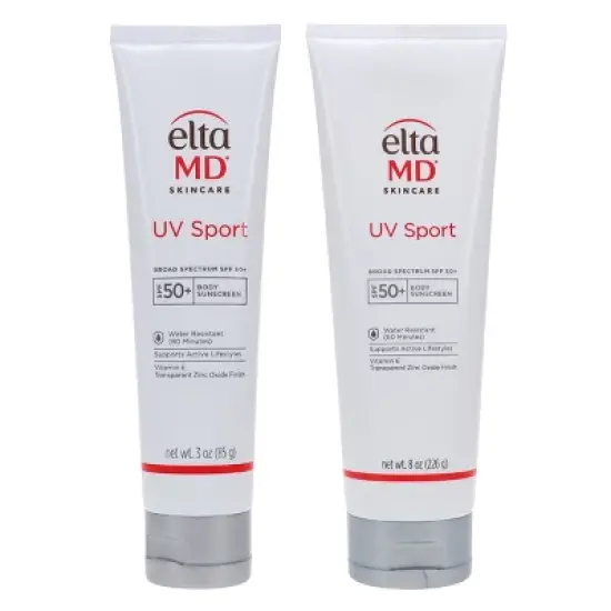 EltaMD UV Broad Spectrum Sport SPF 50+ Body Sunscreen 3 oz & 8 oz Combo Pack image {2}