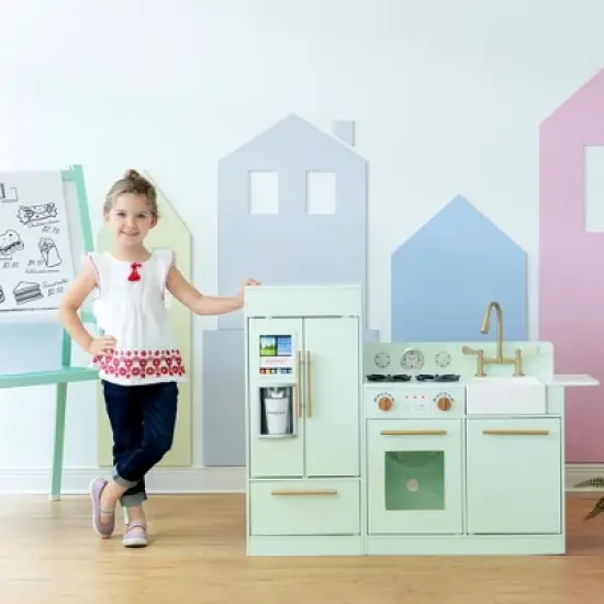 Teamson Kids - Little Chef Charlotte Modern Play Kitchen - Mint image {1}