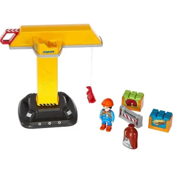 Playmobil 70165 1.2.3 Construction Crane image {4}
