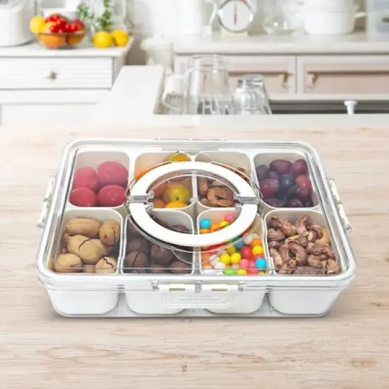 Cheer Collection BPA-Free Airtight Food Storage Container with 8 Removable Baskets image {5}