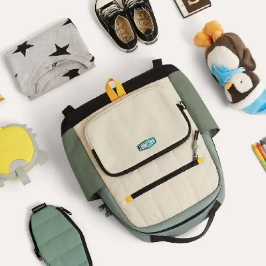 Bagsmart Kids' 14L Walker Featherlight Color Block Kids Backpack with Pencil Case image {15}