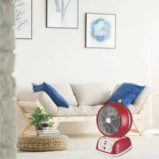 Optimus Retro Design Oscillating Fan Heater image {4}