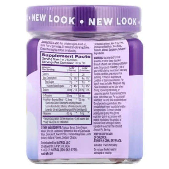 Natrol Kids, Sleep +&reg; Calm Gummies, Age 4+, Strawberry, 60 Gummies image {1}