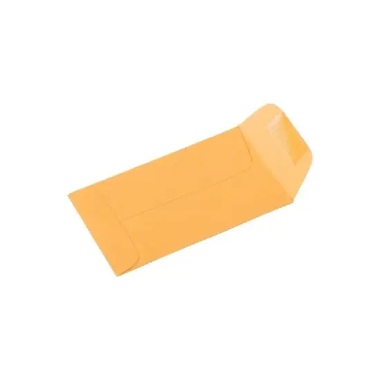 JAM Paper #3 Coin Business Envelopes 2.5" x 4.25" Brown Kraft Manila 1623989I image {2}