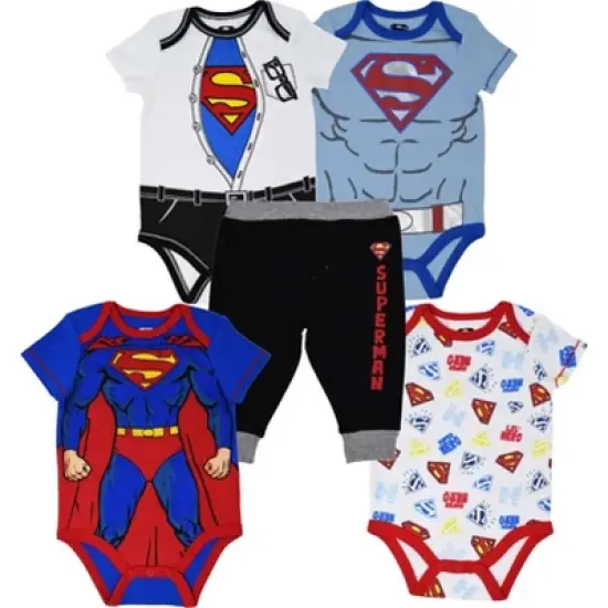 DC Comics Justice League Superman Baby Boys Short Sleeve Bodysuits & Pants  image {9}