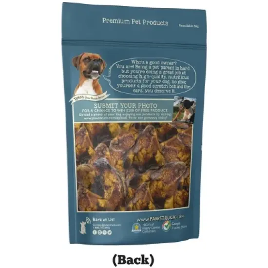 Pawstruck Natural Knee Cap Bones for Dogs - Long Lasting Meaty Chews Made in USA - Single Ingredient & No Artificial Flavors image {7}