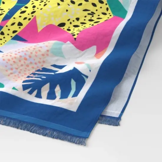 Leopard XL Sand Resist Beach Towel - Sun Squad&trade; image {2}